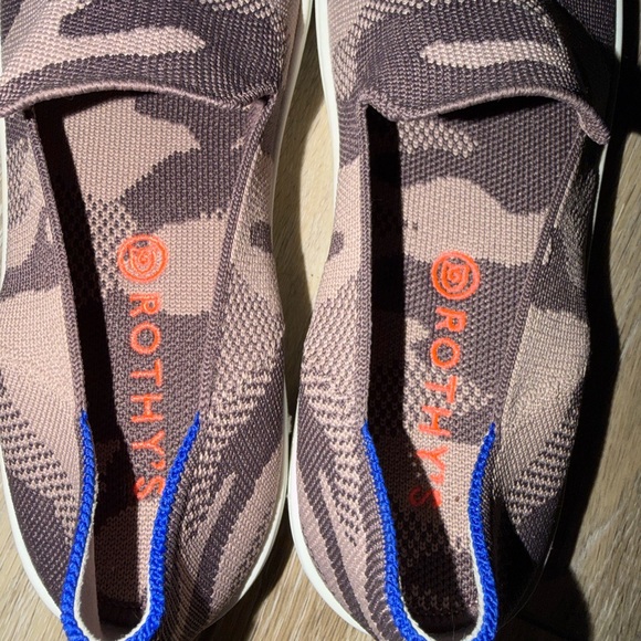 Rothy's Brown and Tan Camouflage Loafers - Picture 3 of 4